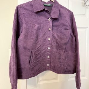 Lemon Grass Studio Purple Corduroy Jacket